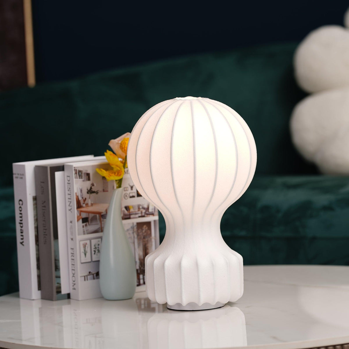 Lirove staal Sculptural tafellamp