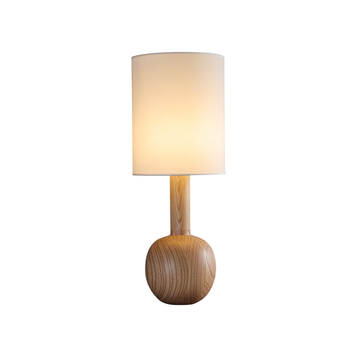 Ravmis rustieke houten tafellamp
