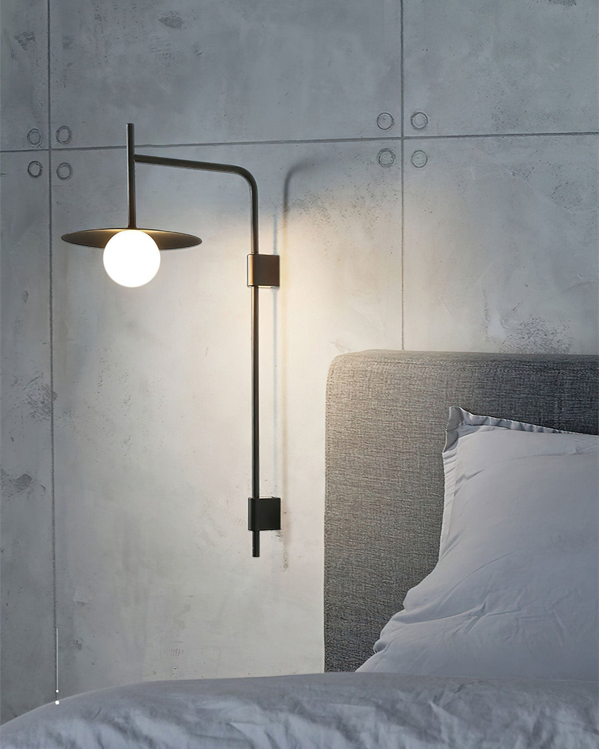 Lioririelle wandlamp modern minimalistisch met glazen kap
