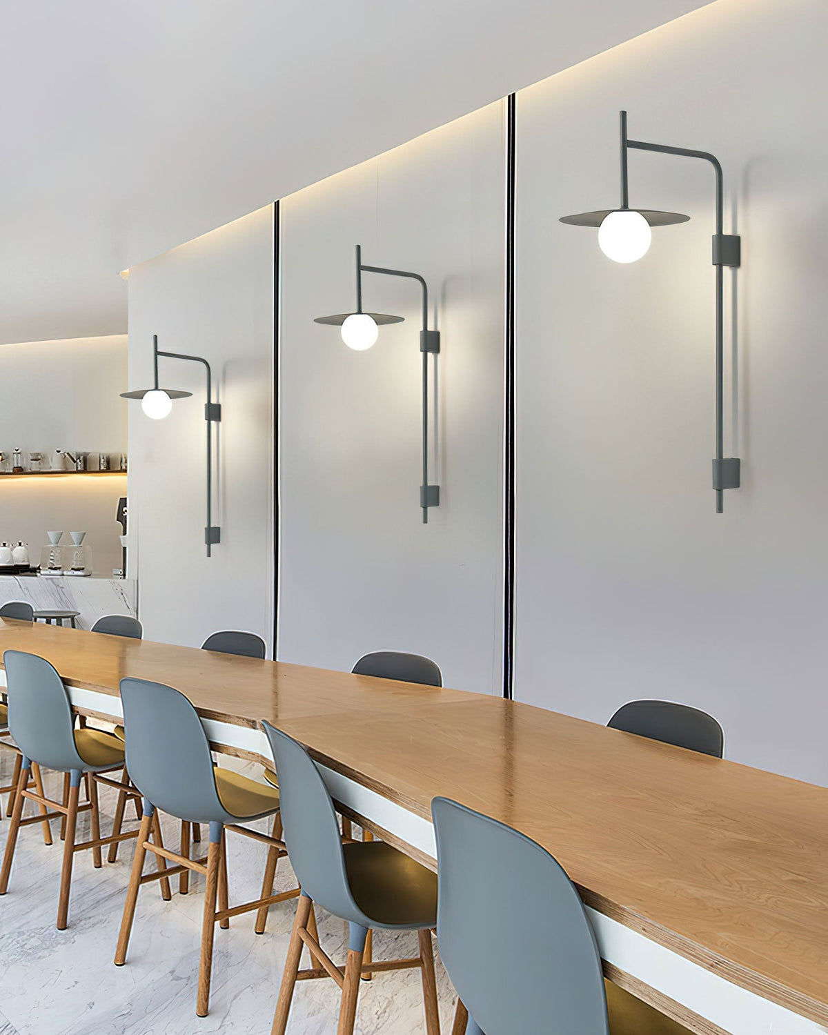 Lioririelle wandlamp modern minimalistisch met glazen kap