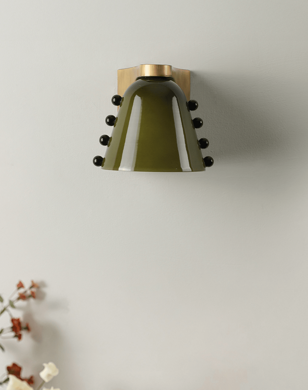 Jude Art Deco glazen wandlamp