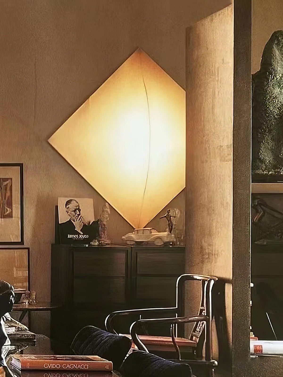 Linivelia Minimalistische wandlamp van textiel