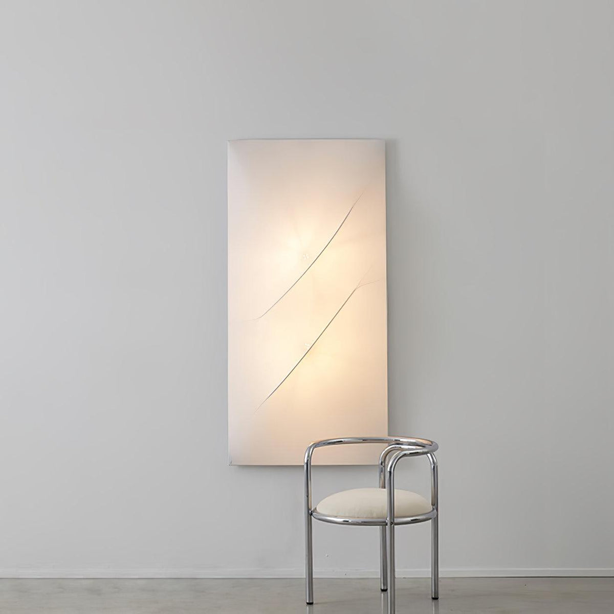 Linivelia Minimalistische wandlamp van textiel