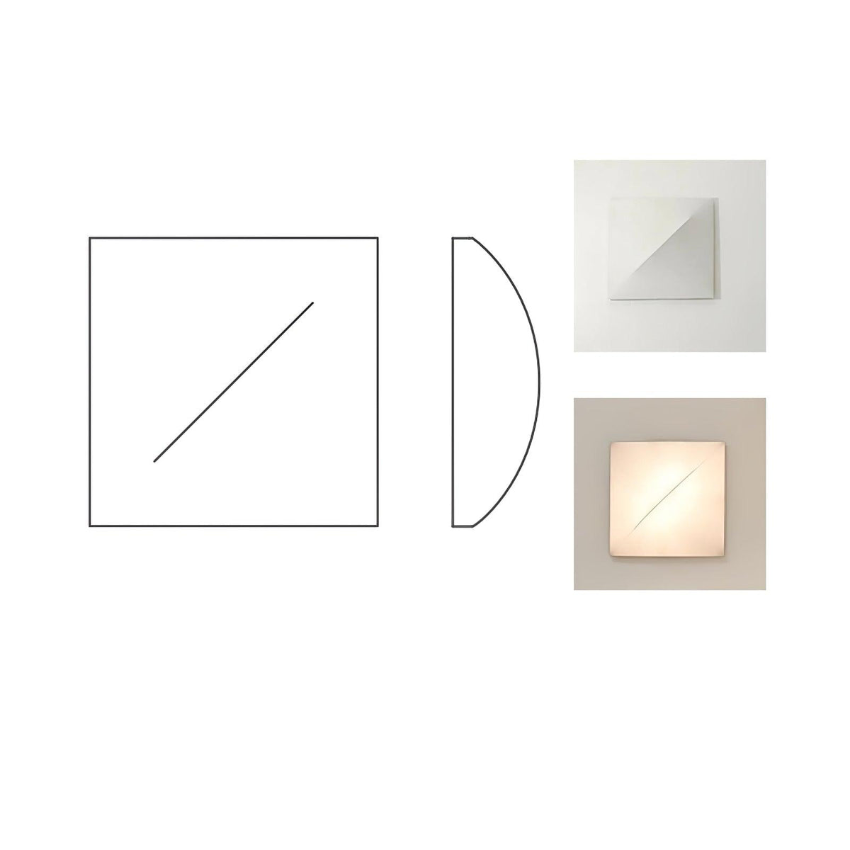Linivelia Minimalistische wandlamp van textiel