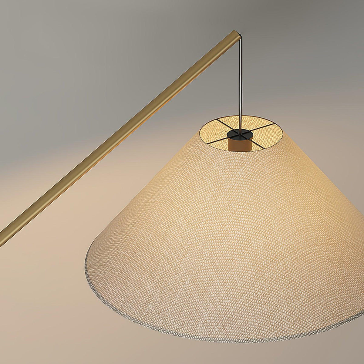 Solense vloerlamp van textiel