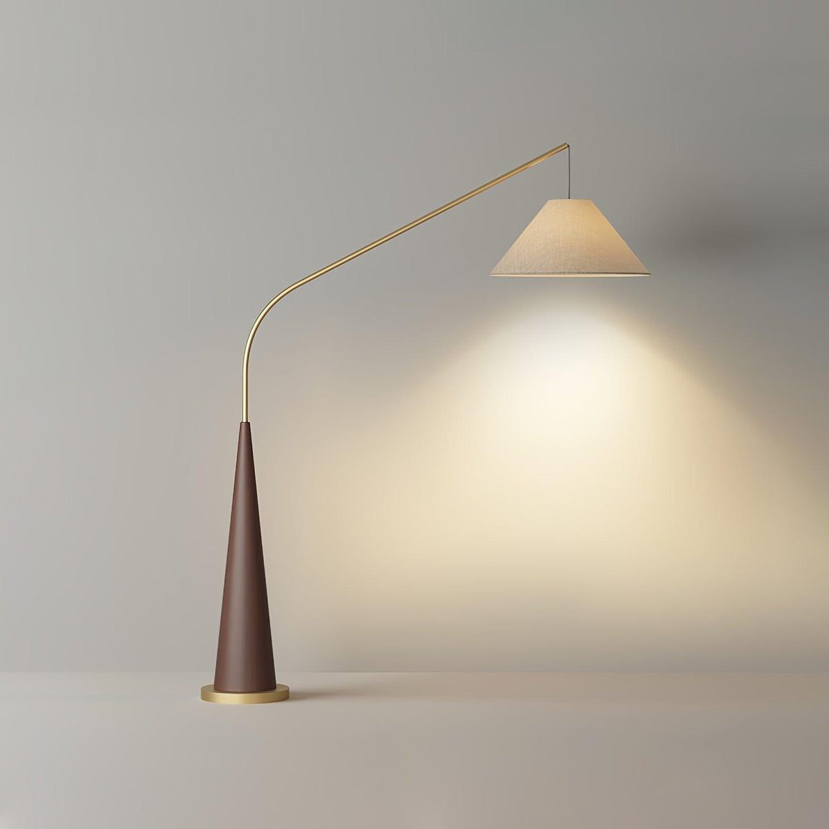 Solense vloerlamp van textiel
