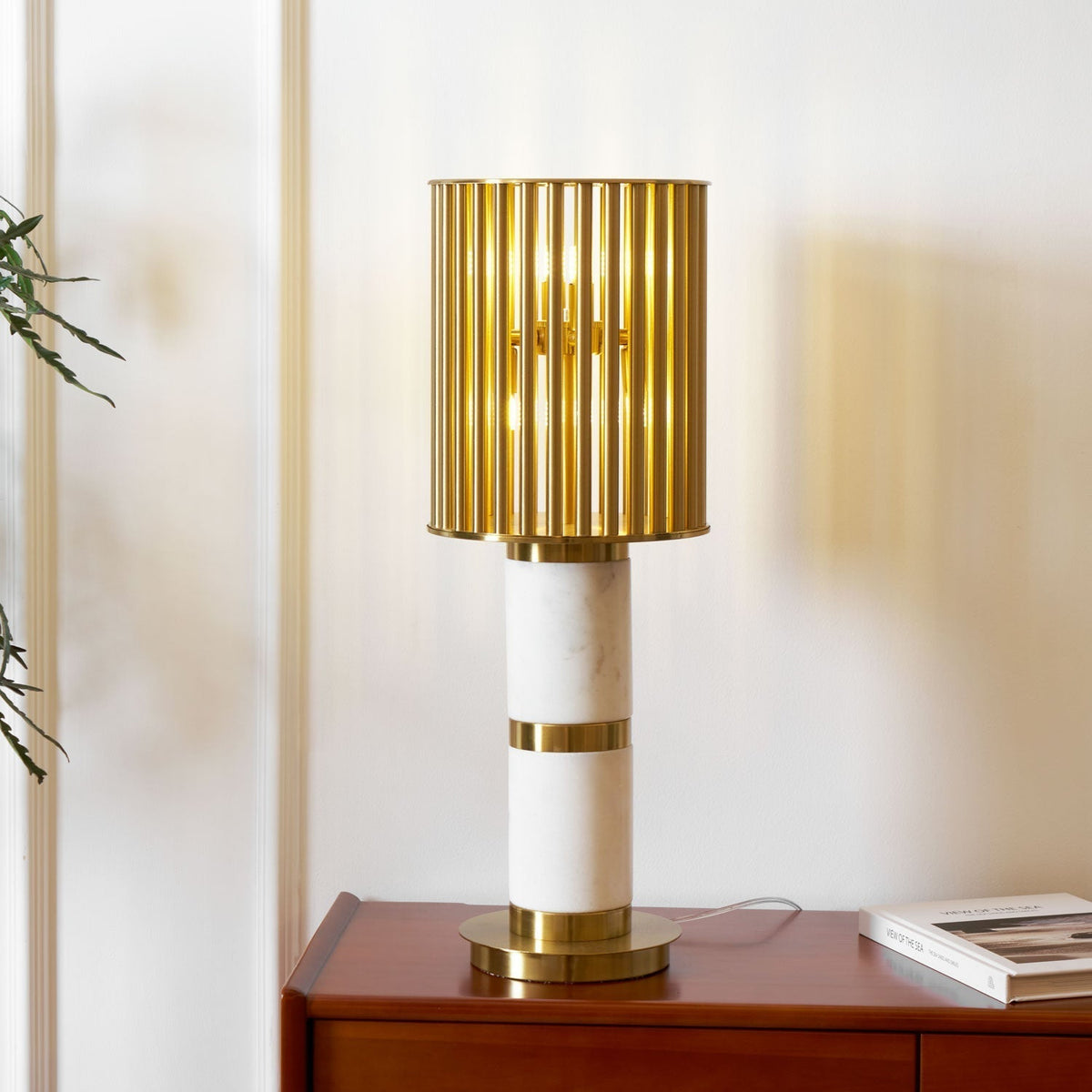 Elios Gilded Cage tafellamp