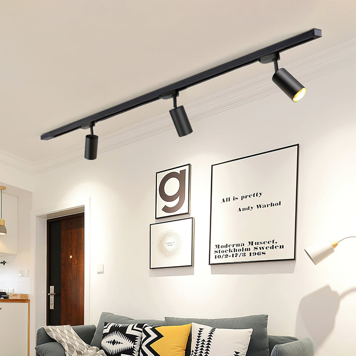 Bera Tracklight Gilded Cylindrical voor woonkamer