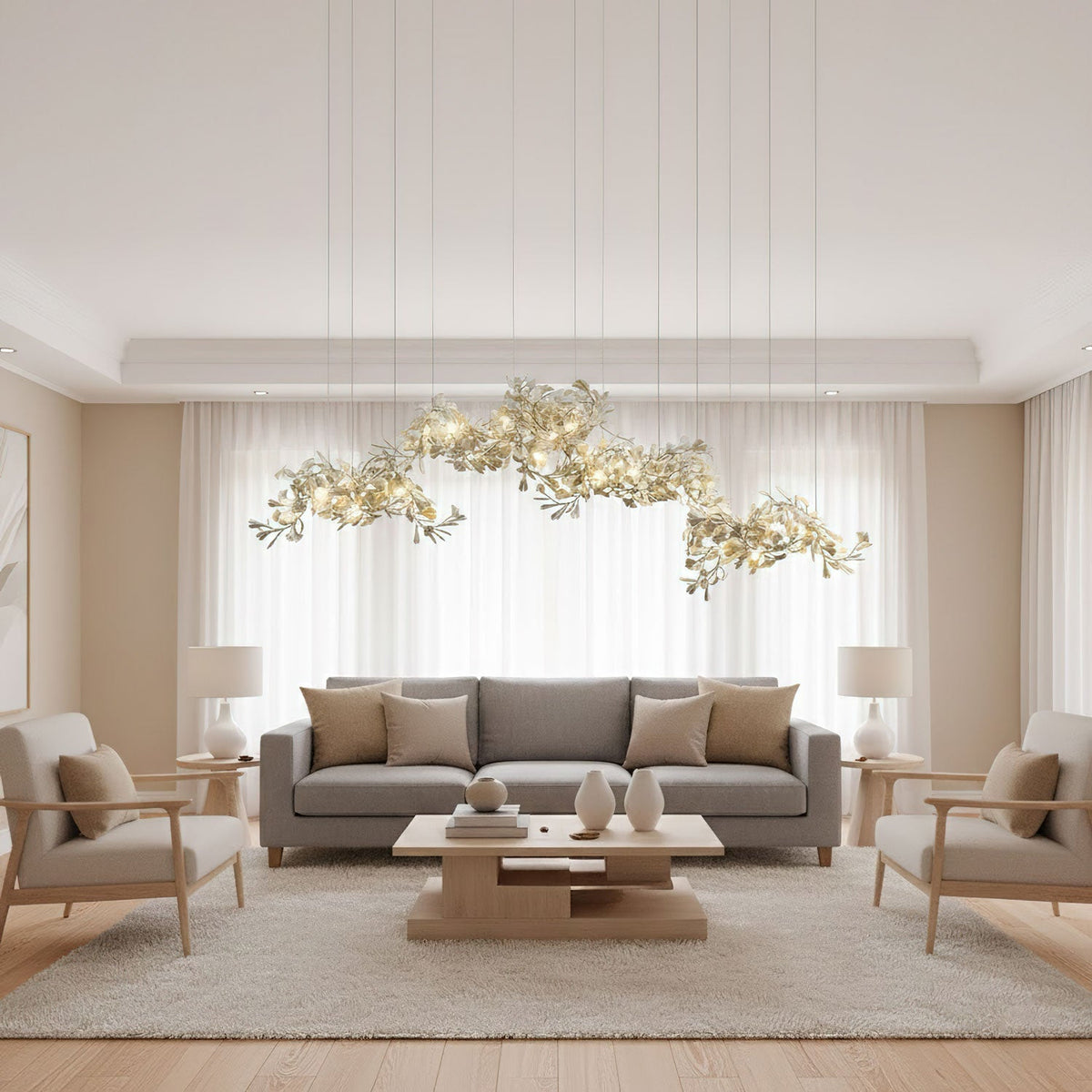 Ginkgo kroonluchter Cluster