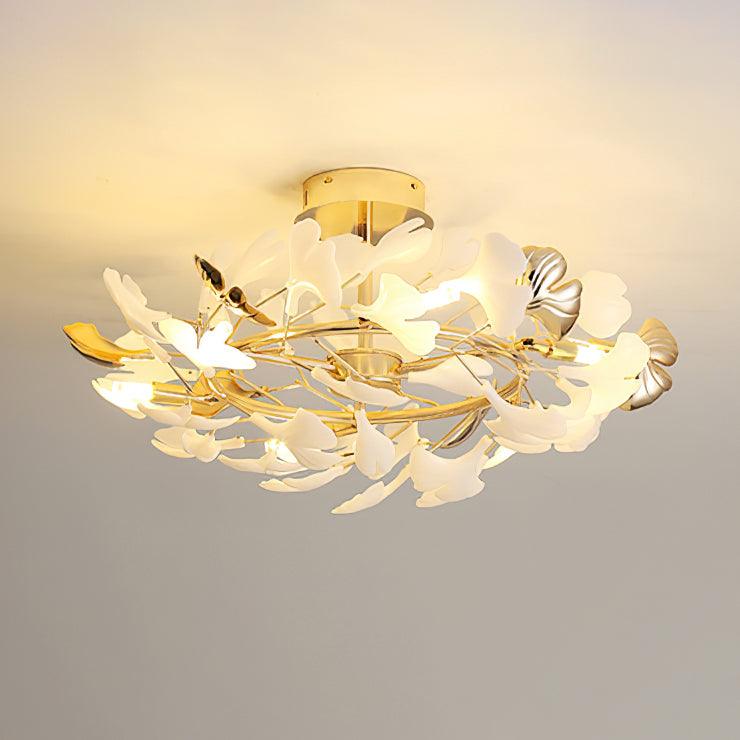 Artheel Premium Noordse kunst Gingko plafondlamp van keramiek