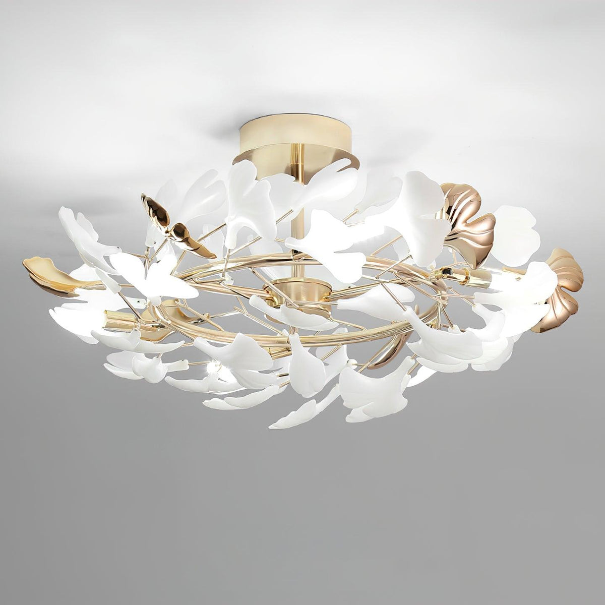 Artheel Premium Noordse kunst Gingko plafondlamp van keramiek
