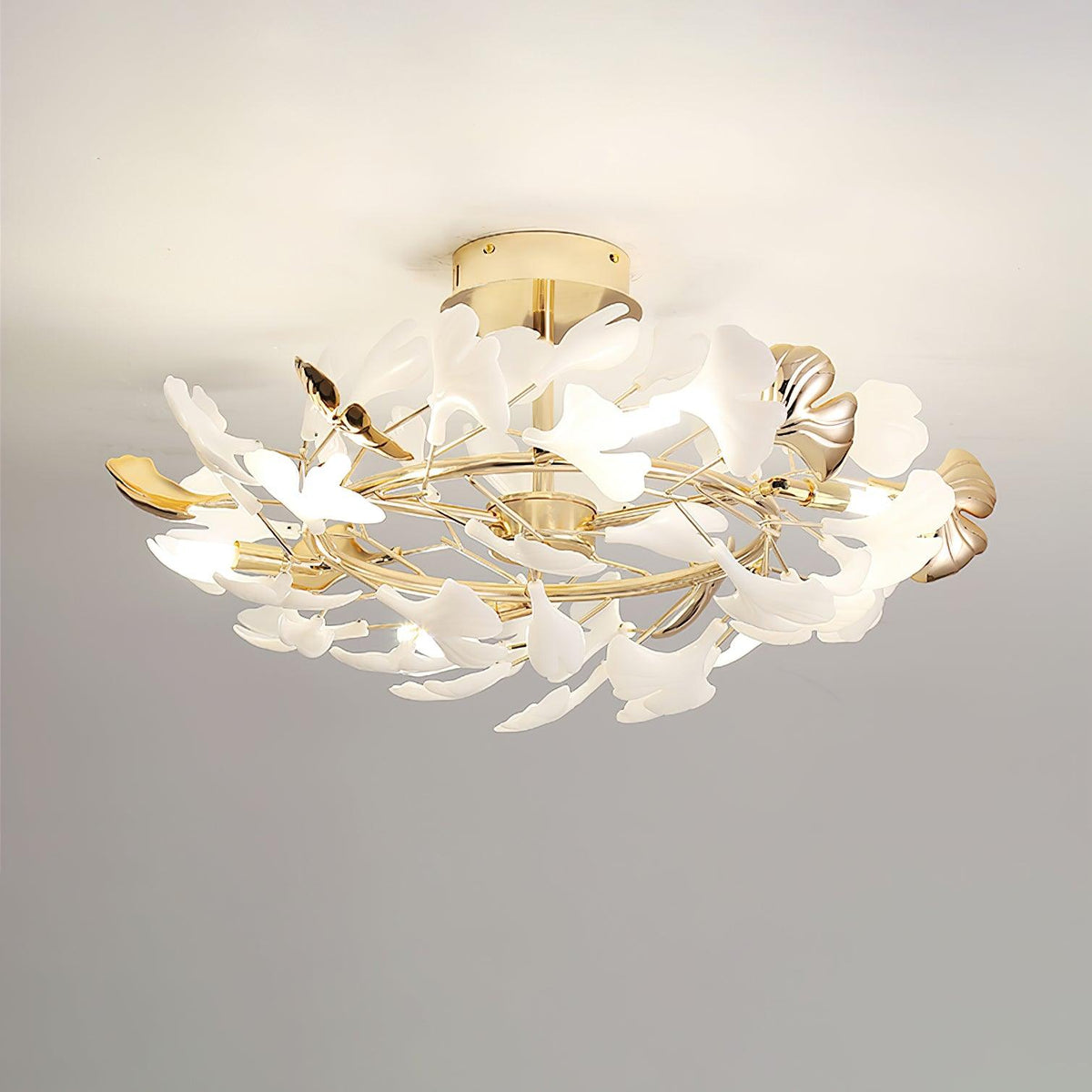 Artheel Premium Noordse kunst Gingko plafondlamp van keramiek