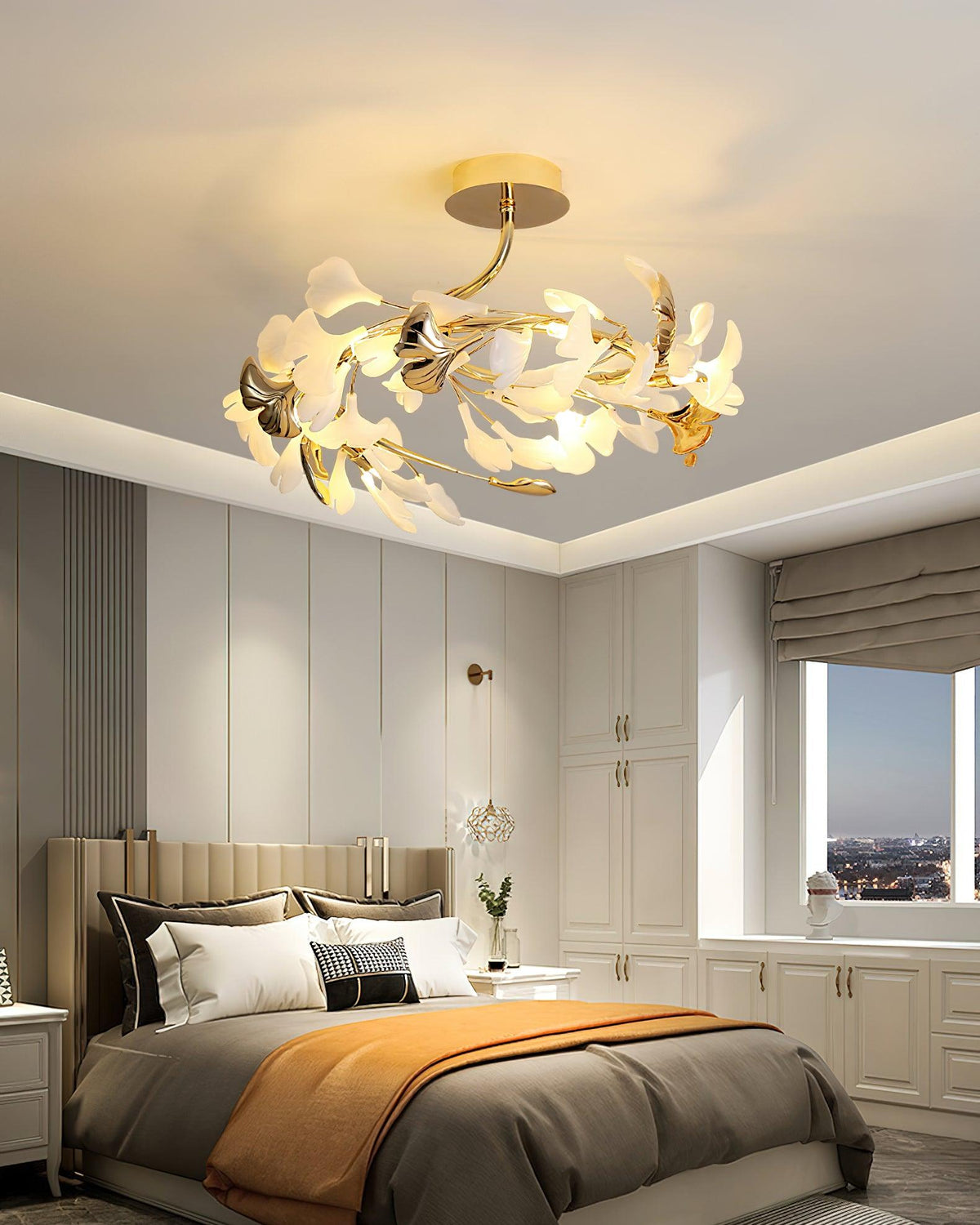 Artheel Premium Noordse kunst Gingko plafondlamp van keramiek