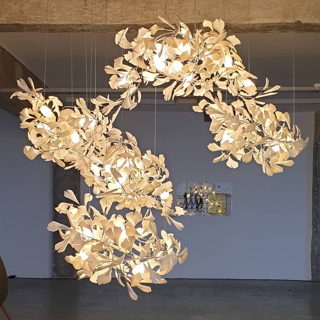 Eurzoris Gingko Leaf Kroonluchter