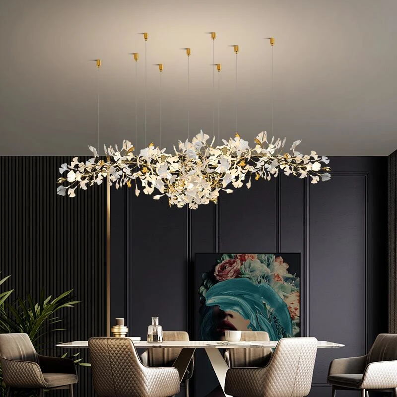 Eurzoris Gingko Leaf Kroonluchter