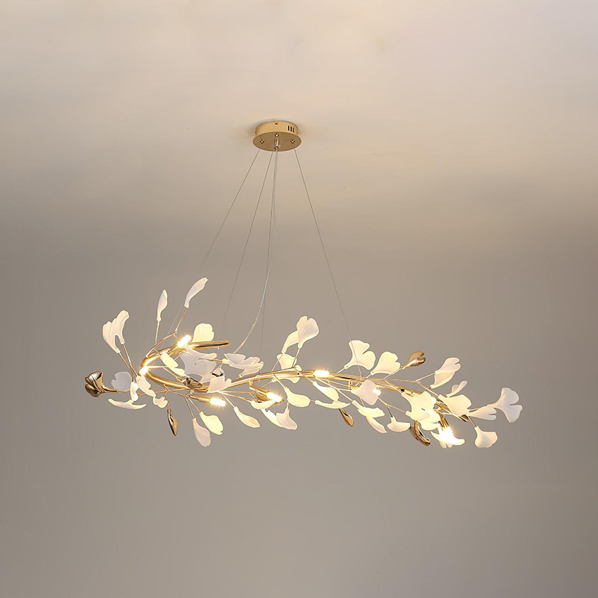 Vixu Postmodern luxe Gingko Ceramics Kroonluchter