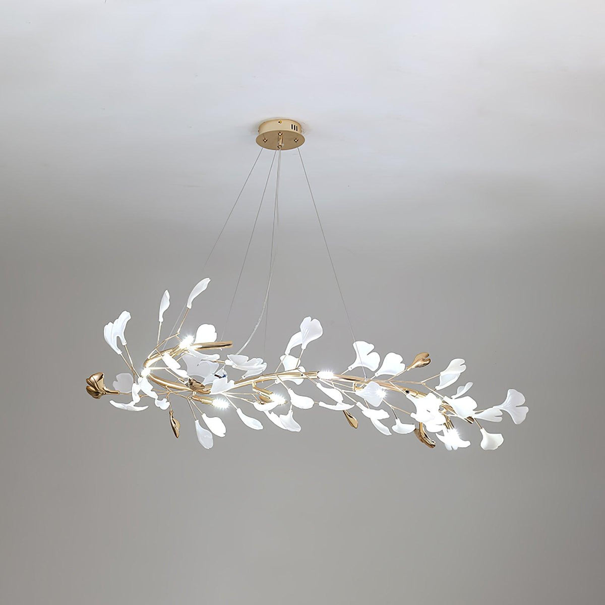 Vixu Postmodern luxe Gingko Ceramics Kroonluchter