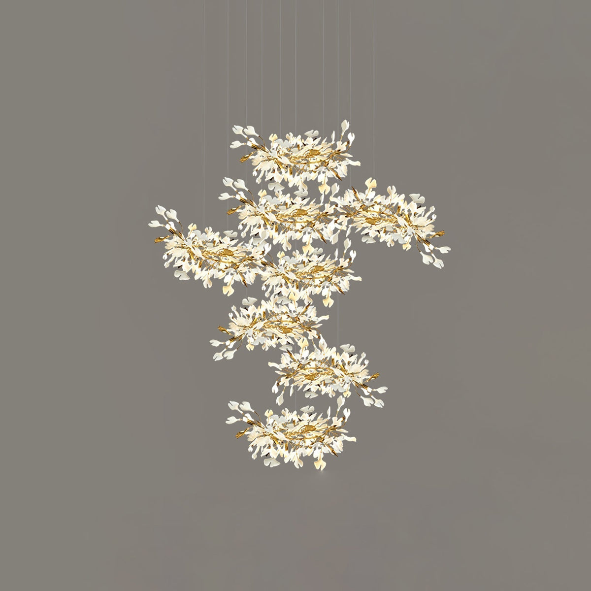 Eurzoris Gingko Leaf Kroonluchter