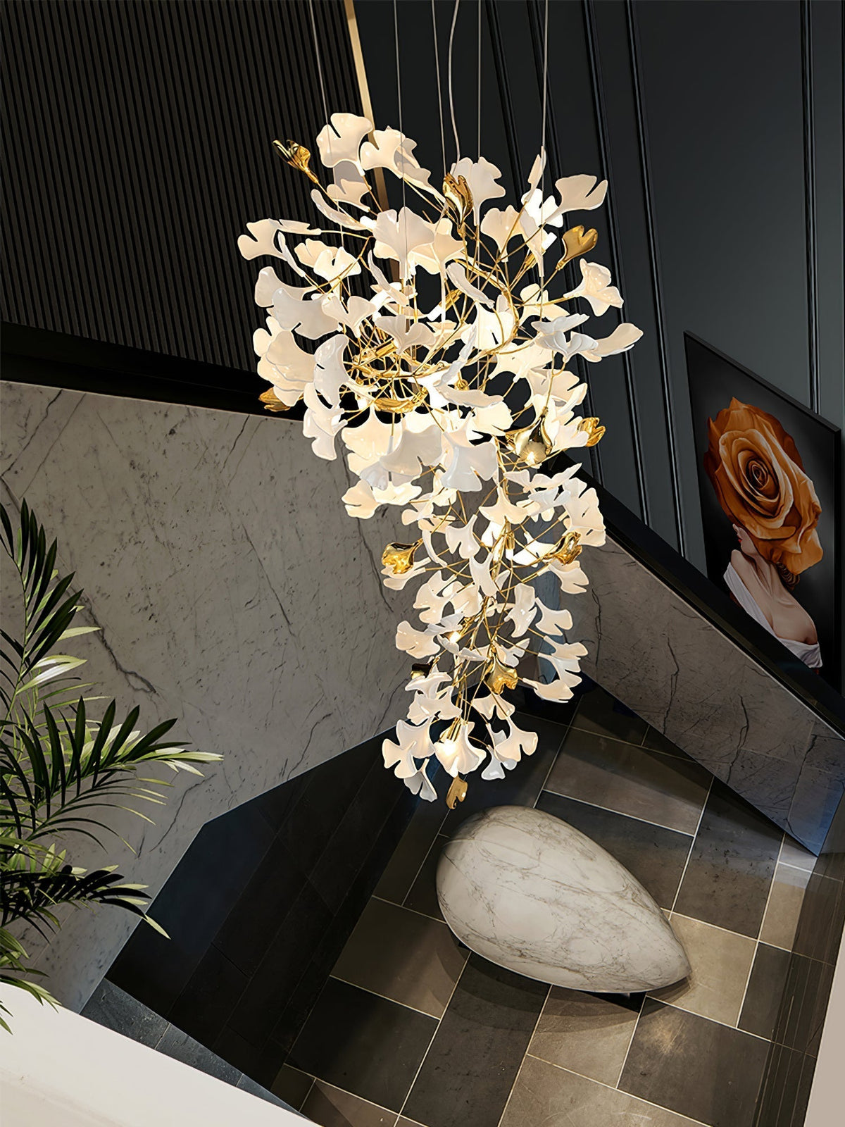 Calaena Gingko kroonluchter