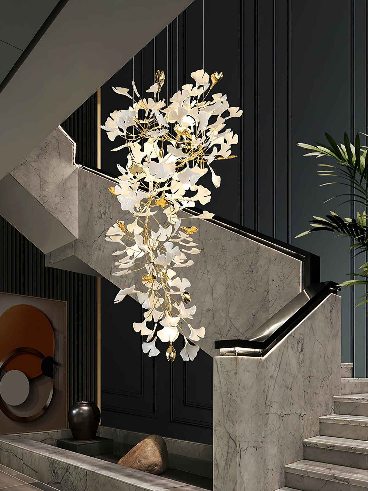 Calaena Gingko kroonluchter