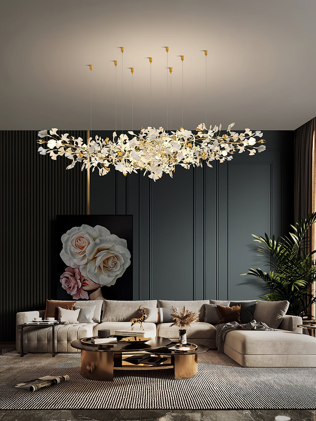 Calaena Gingko kroonluchter