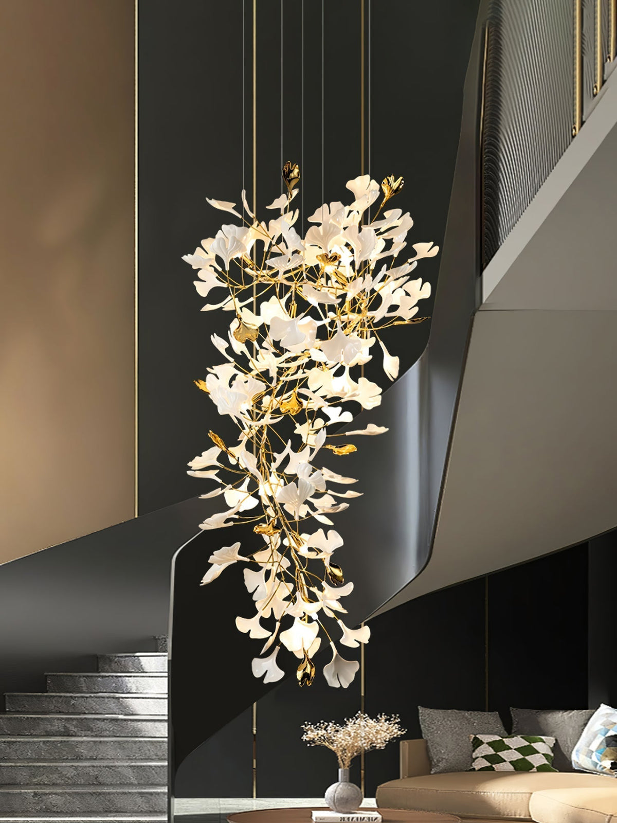Calaena Gingko kroonluchter