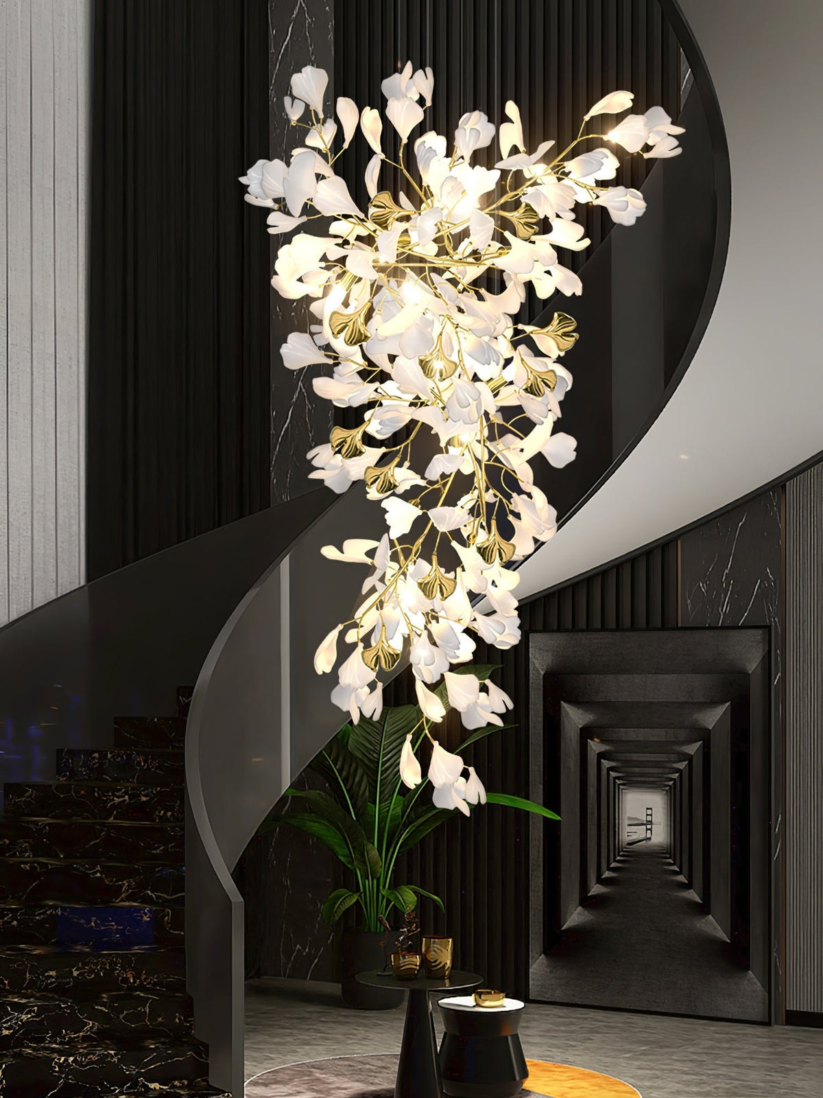 Calaena Gingko kroonluchter