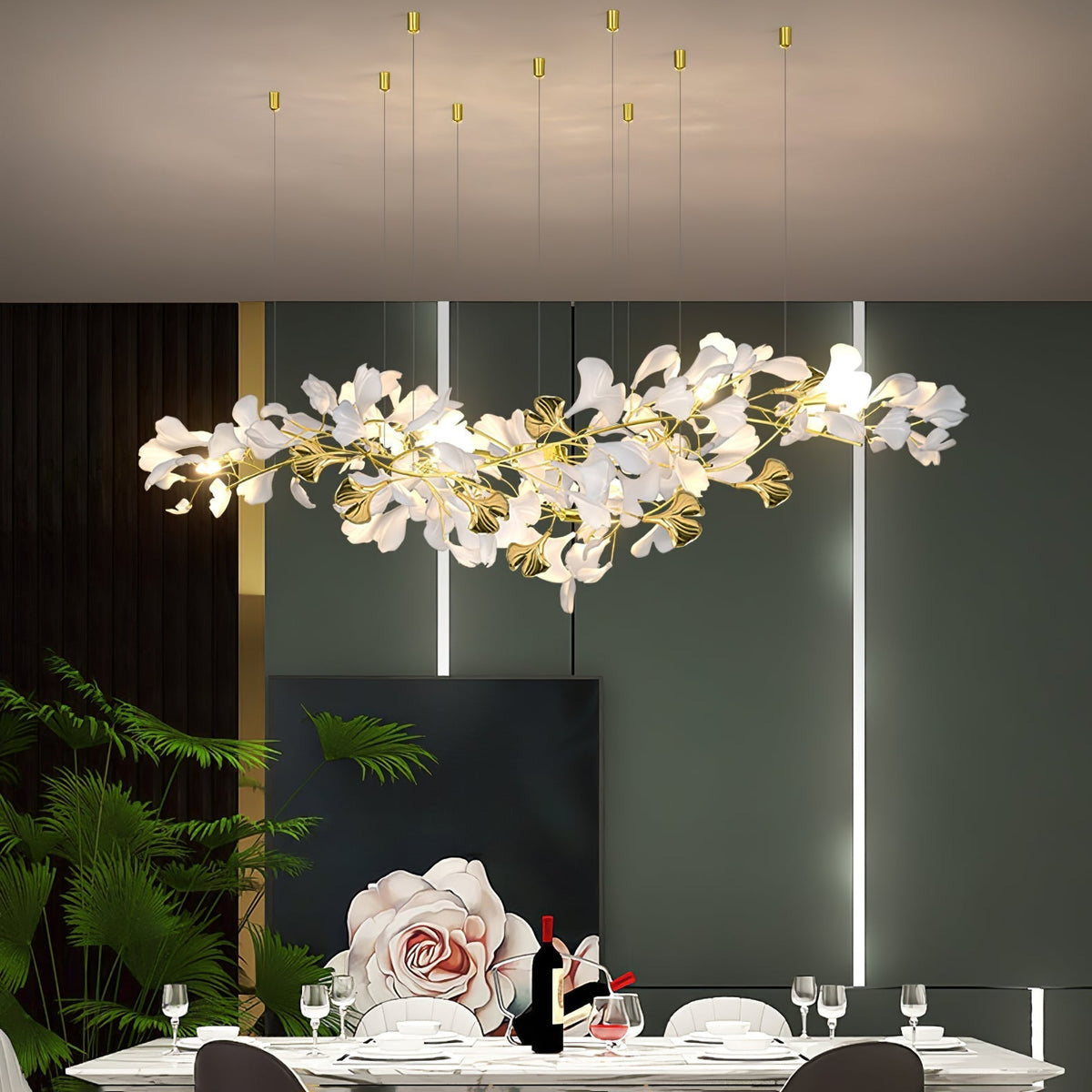Calaena Gingko kroonluchter