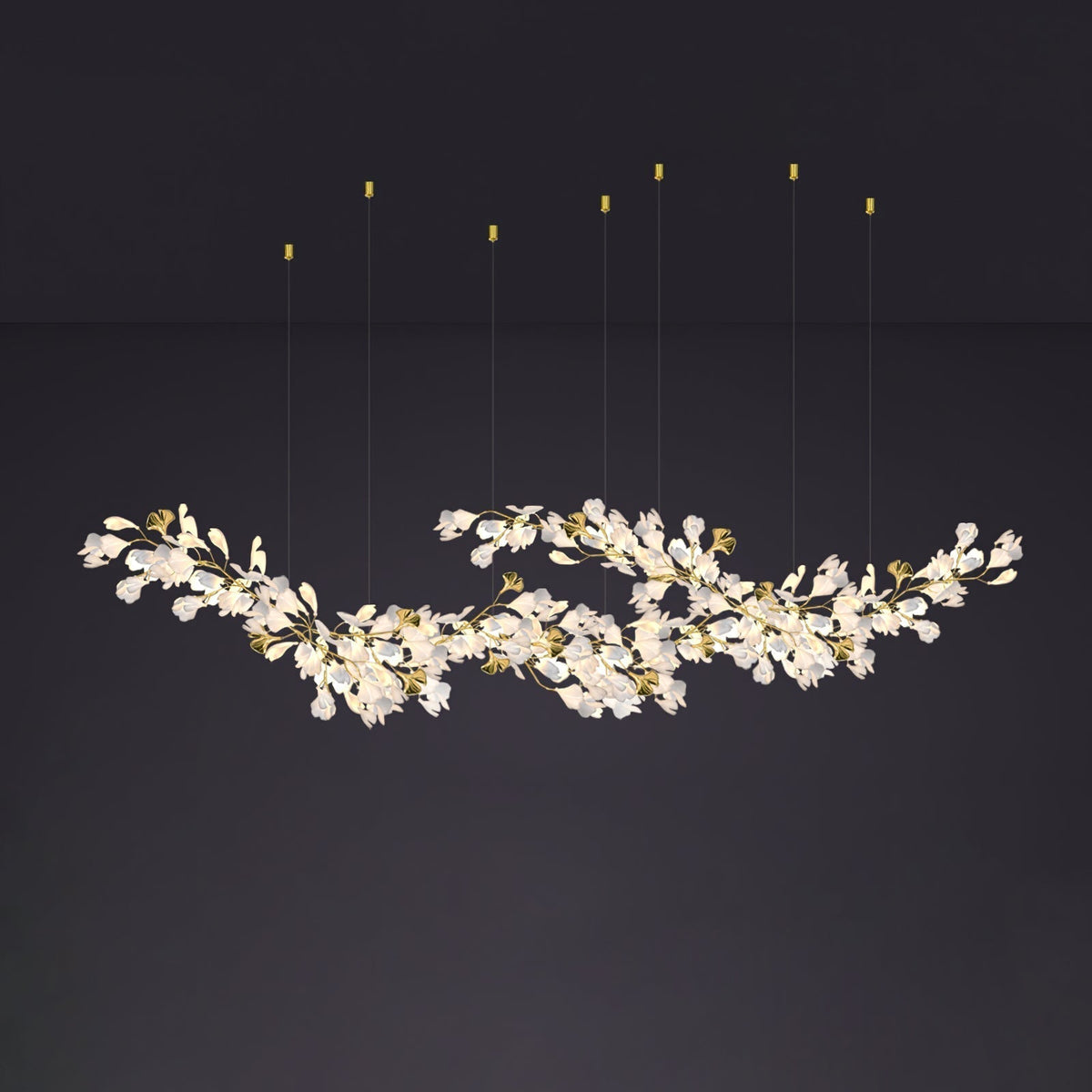 Calaena Gingko kroonluchter