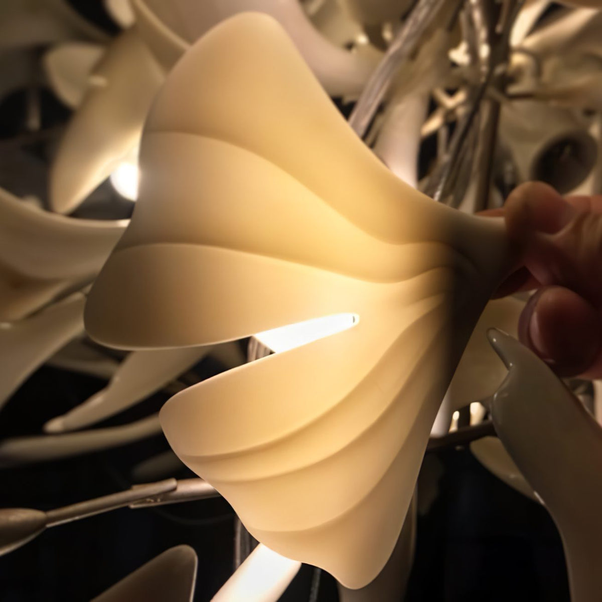 Viraaelle Leaves Combination Gingko Ceramics Kroonluchter