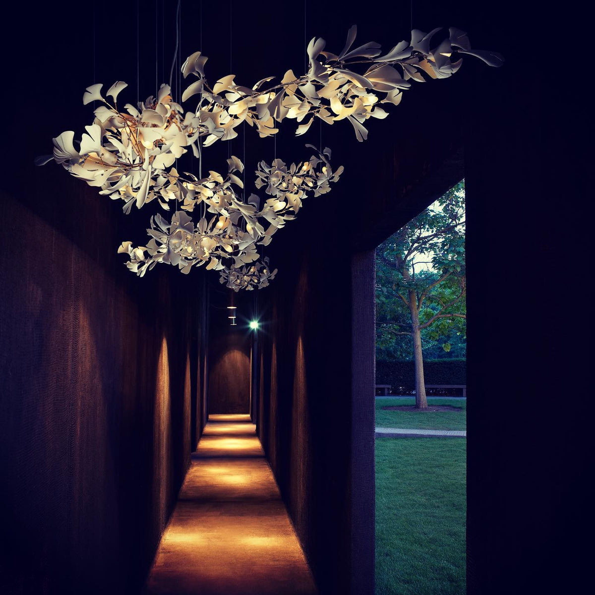 Eurzoris Gingko Leaf Kroonluchter