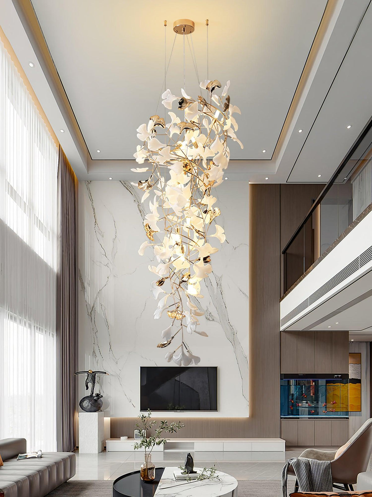 Claire luxe Gingko Kroonluchter