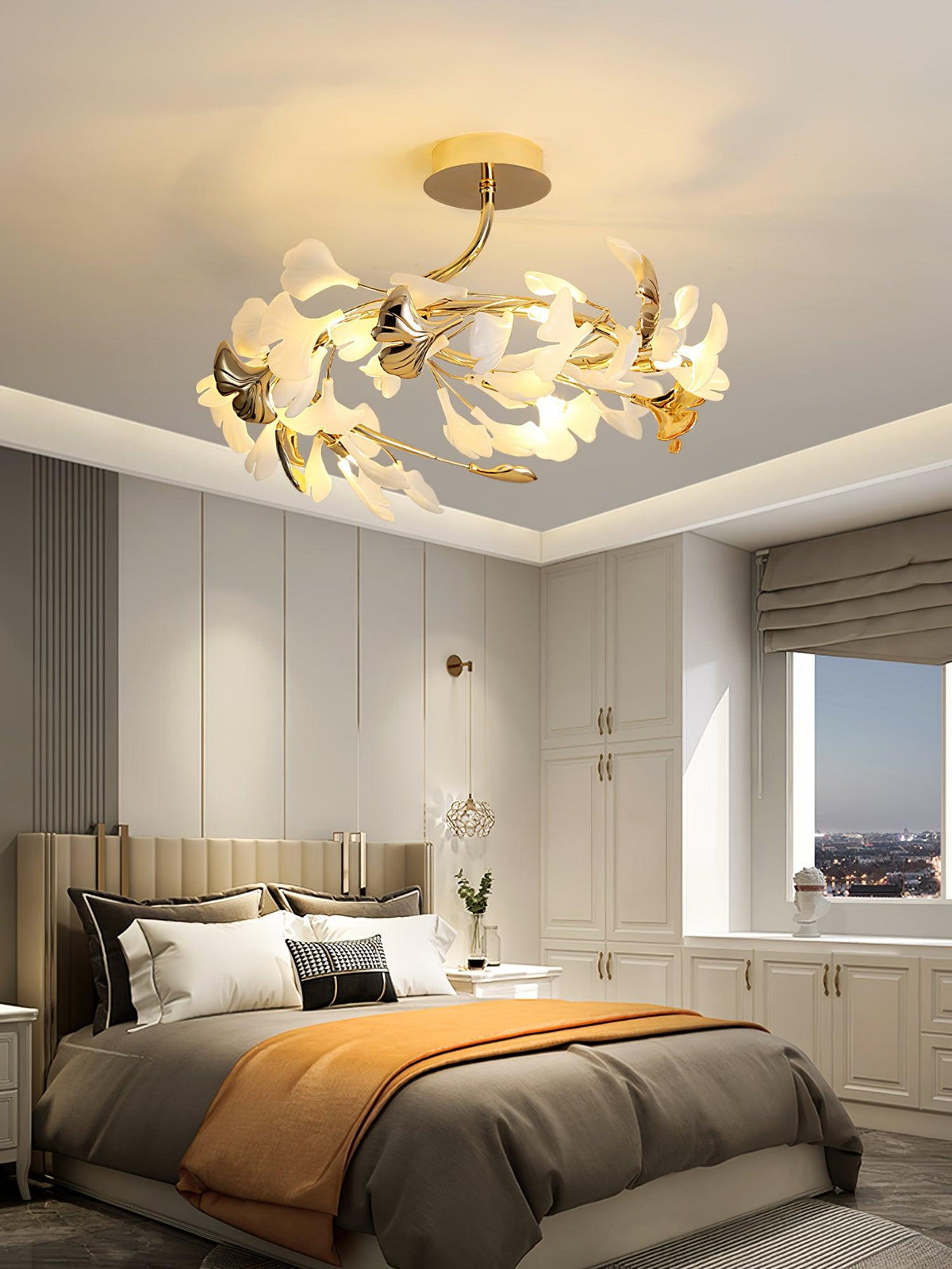 Artheel Premium Noordse kunst Gingko plafondlamp van keramiek