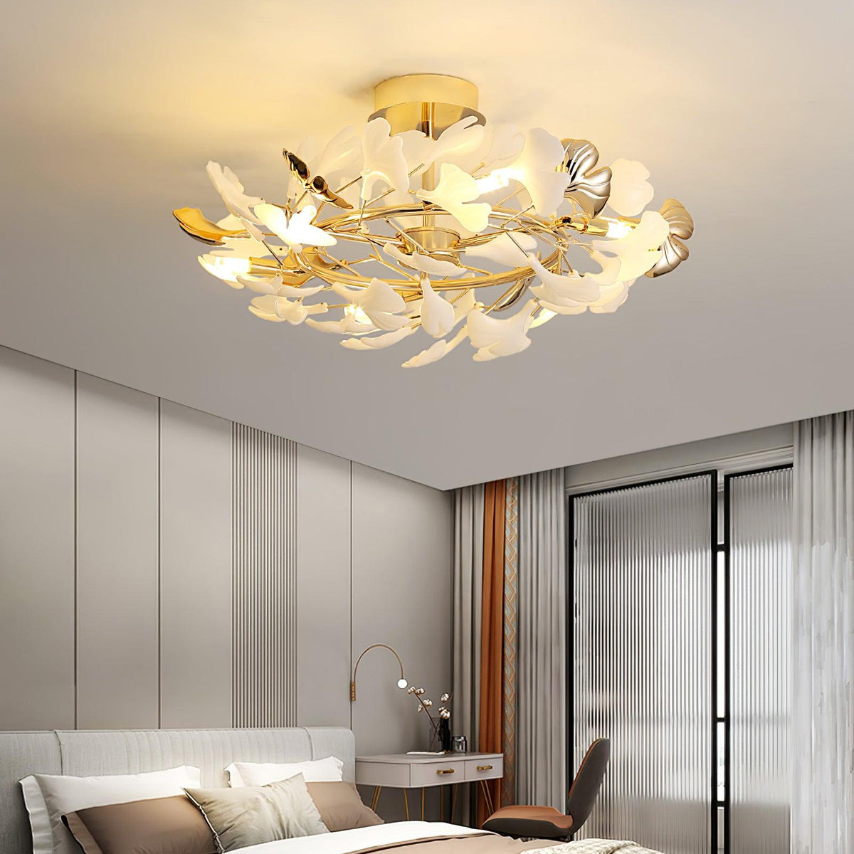 Artheel Premium Noordse kunst Gingko plafondlamp van keramiek