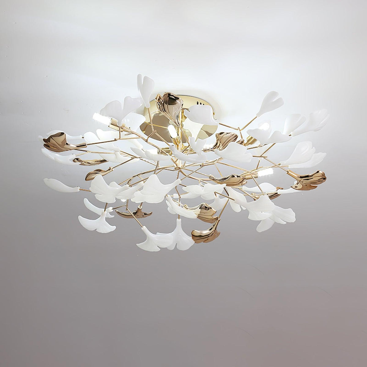 Artheel Premium Noordse kunst Gingko plafondlamp van keramiek
