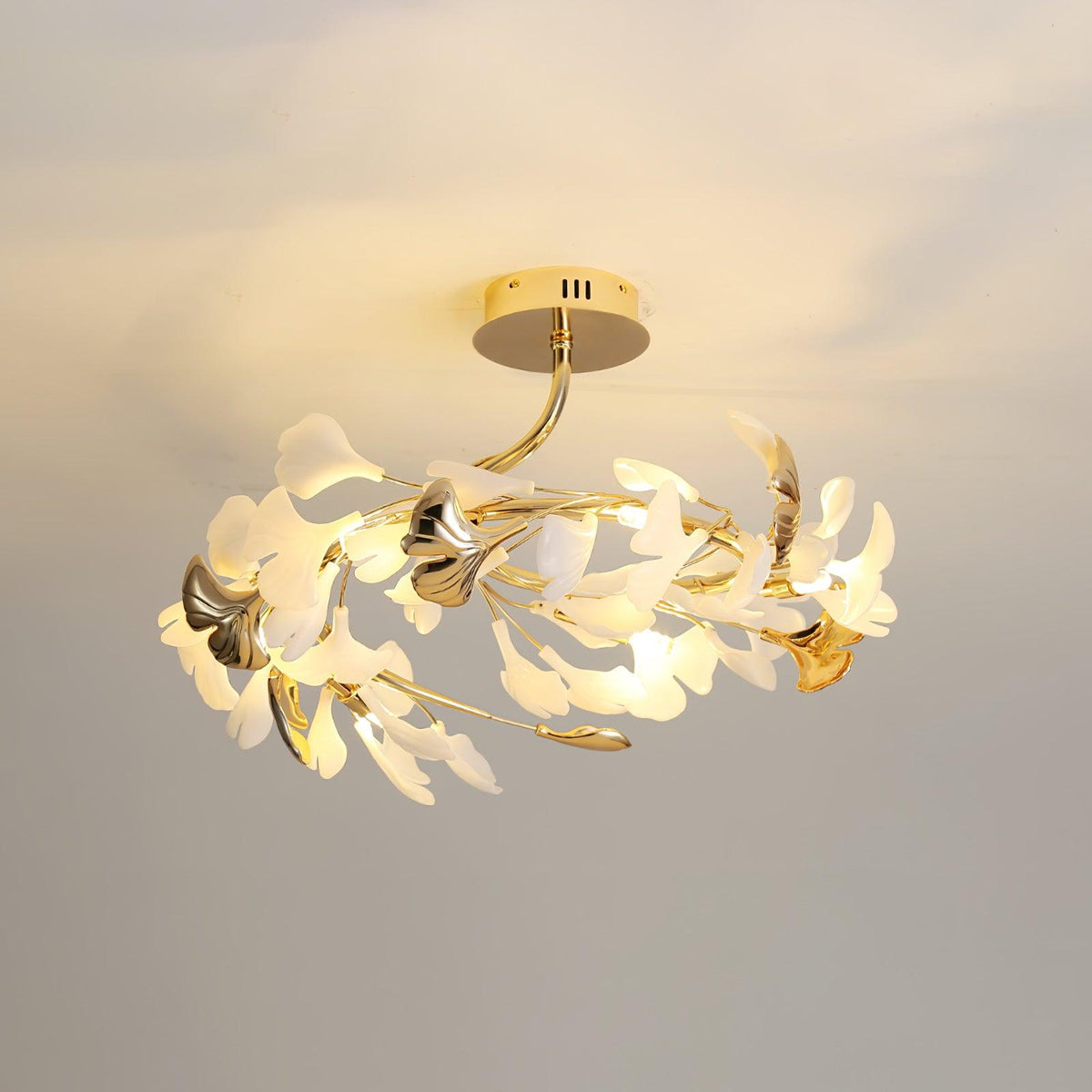 Artheel Premium Noordse kunst Gingko plafondlamp van keramiek