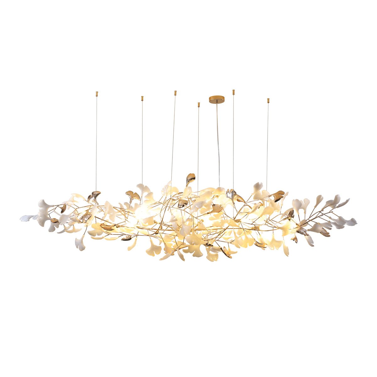 Sovell Postmodern luxe Ginkgo Cloud Ceramics Kroonluchter