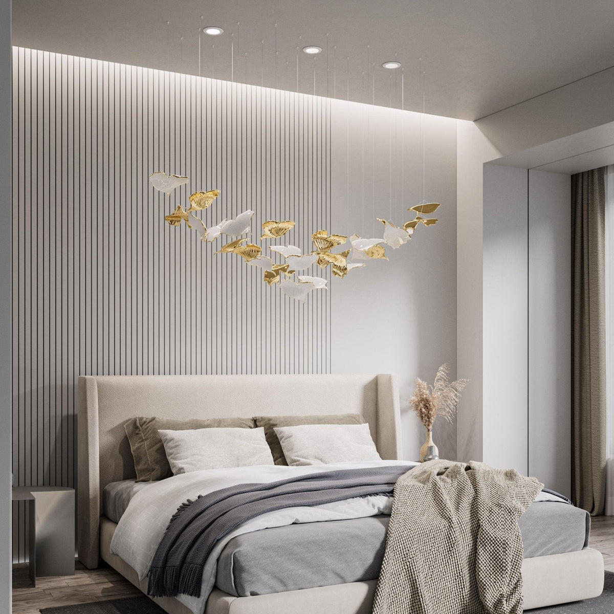 Ucareth hanglamp met bloemblaadjes