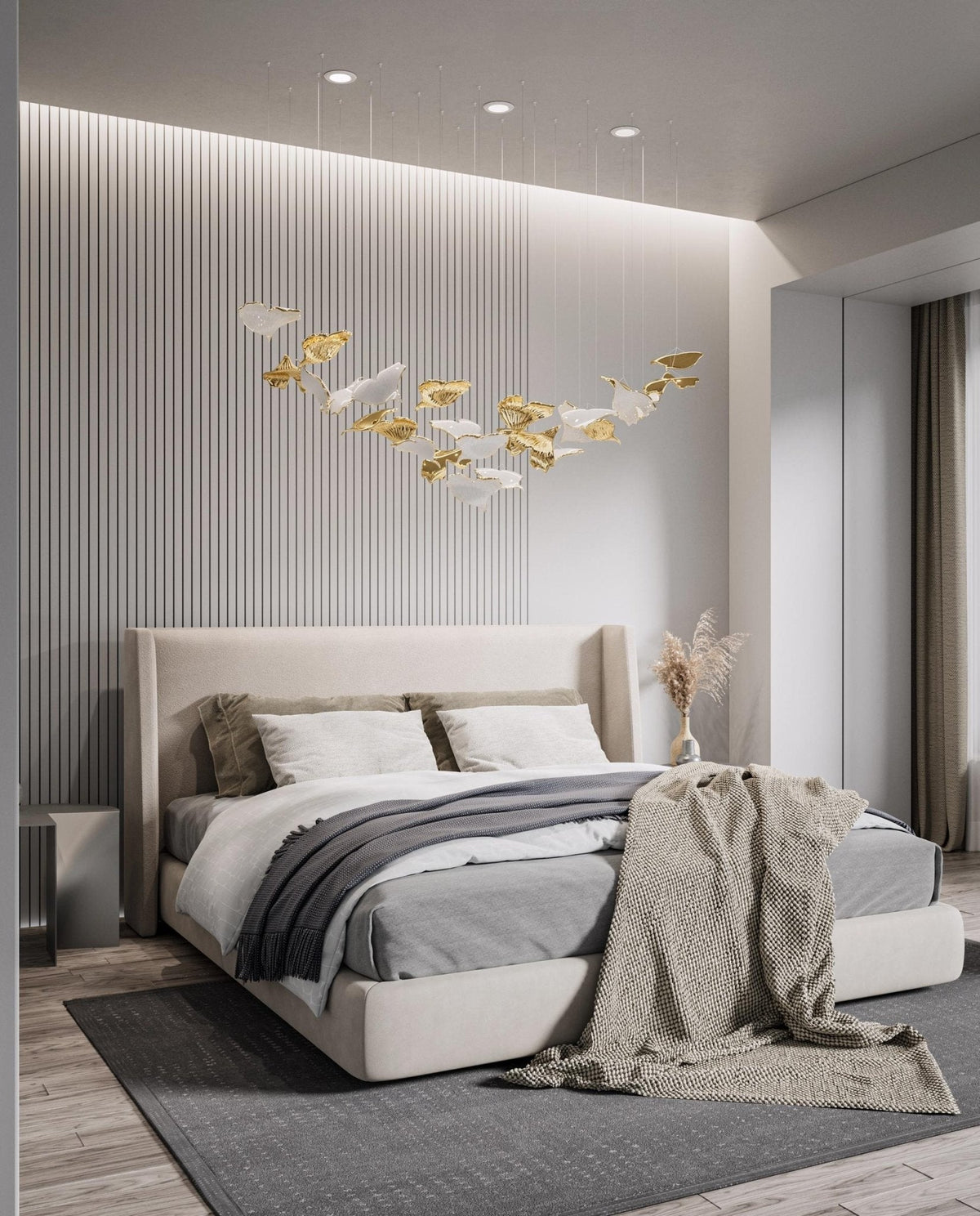 Ucareth hanglamp met bloemblaadjes