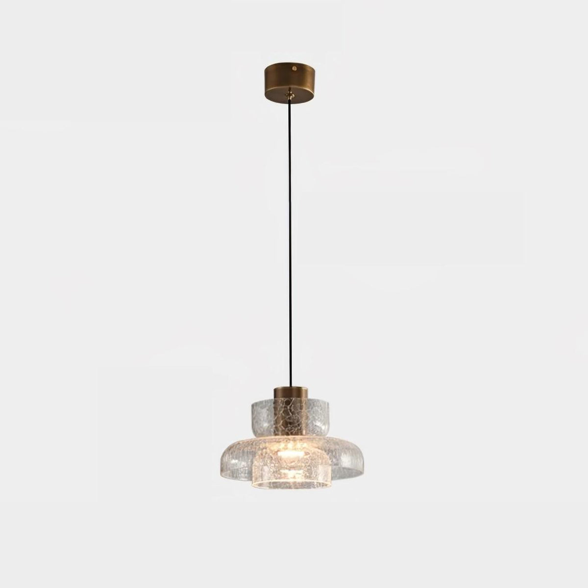 Glacier Crackle glas hanglamp