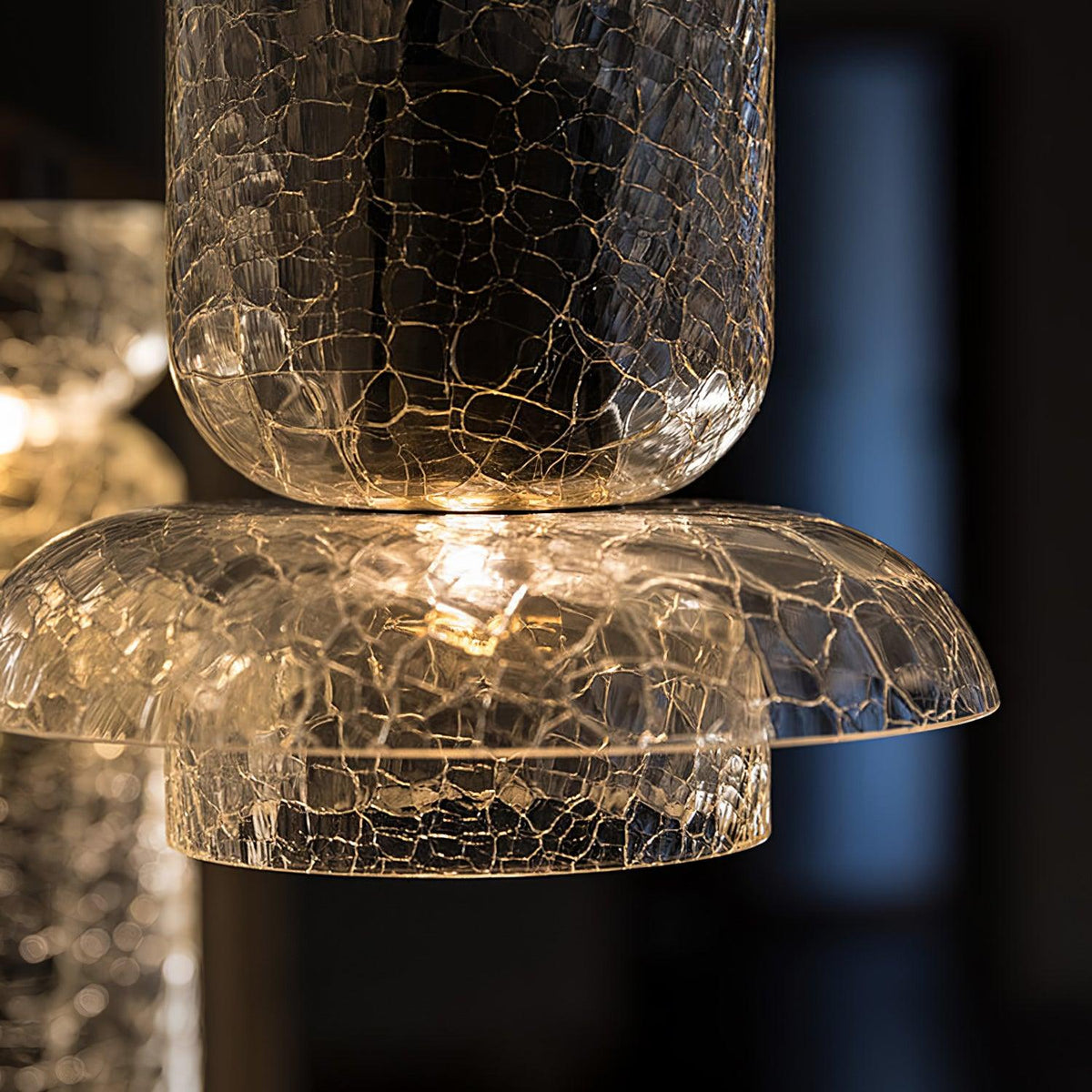 Glacier Crackle glas hanglamp