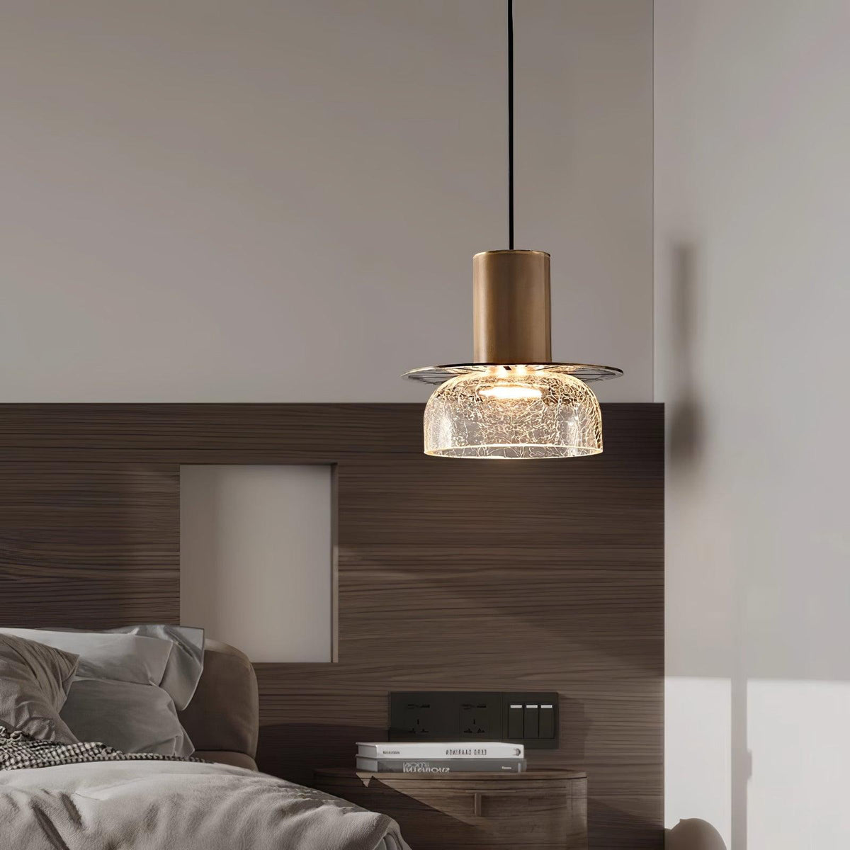 Glacier Crackle glas hanglamp