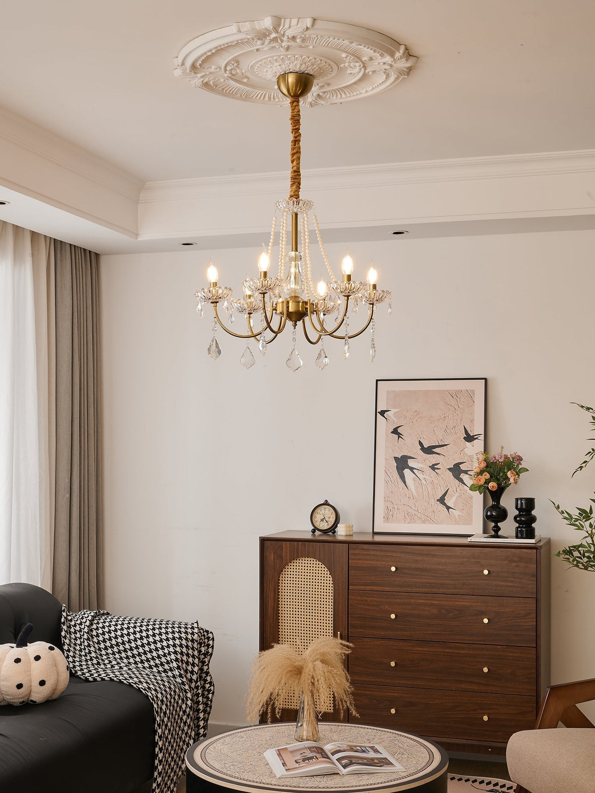 Cevaris Postmodern luxe Pearl glas Kroonluchter