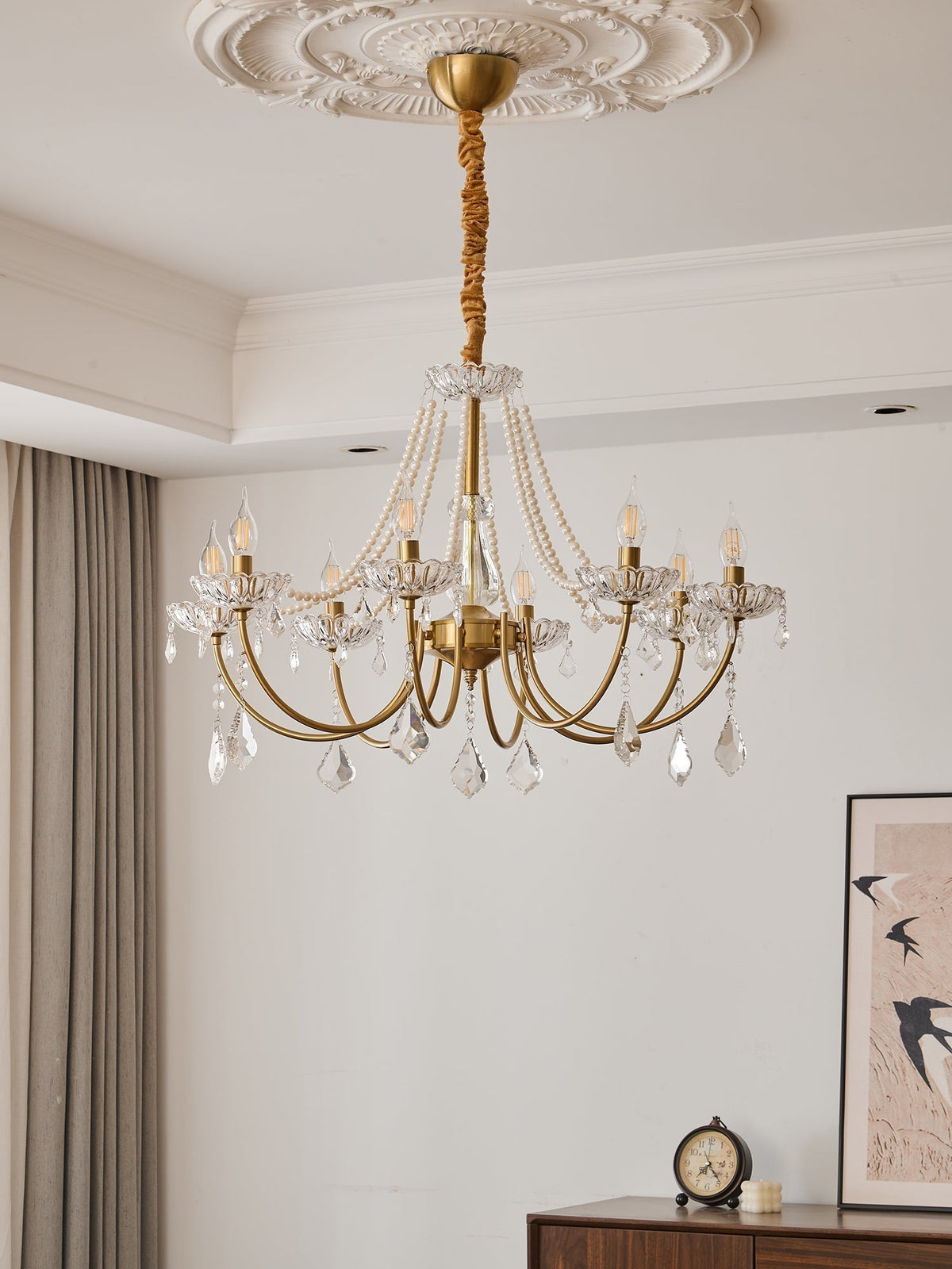 Cevaris Postmodern luxe Pearl glas Kroonluchter