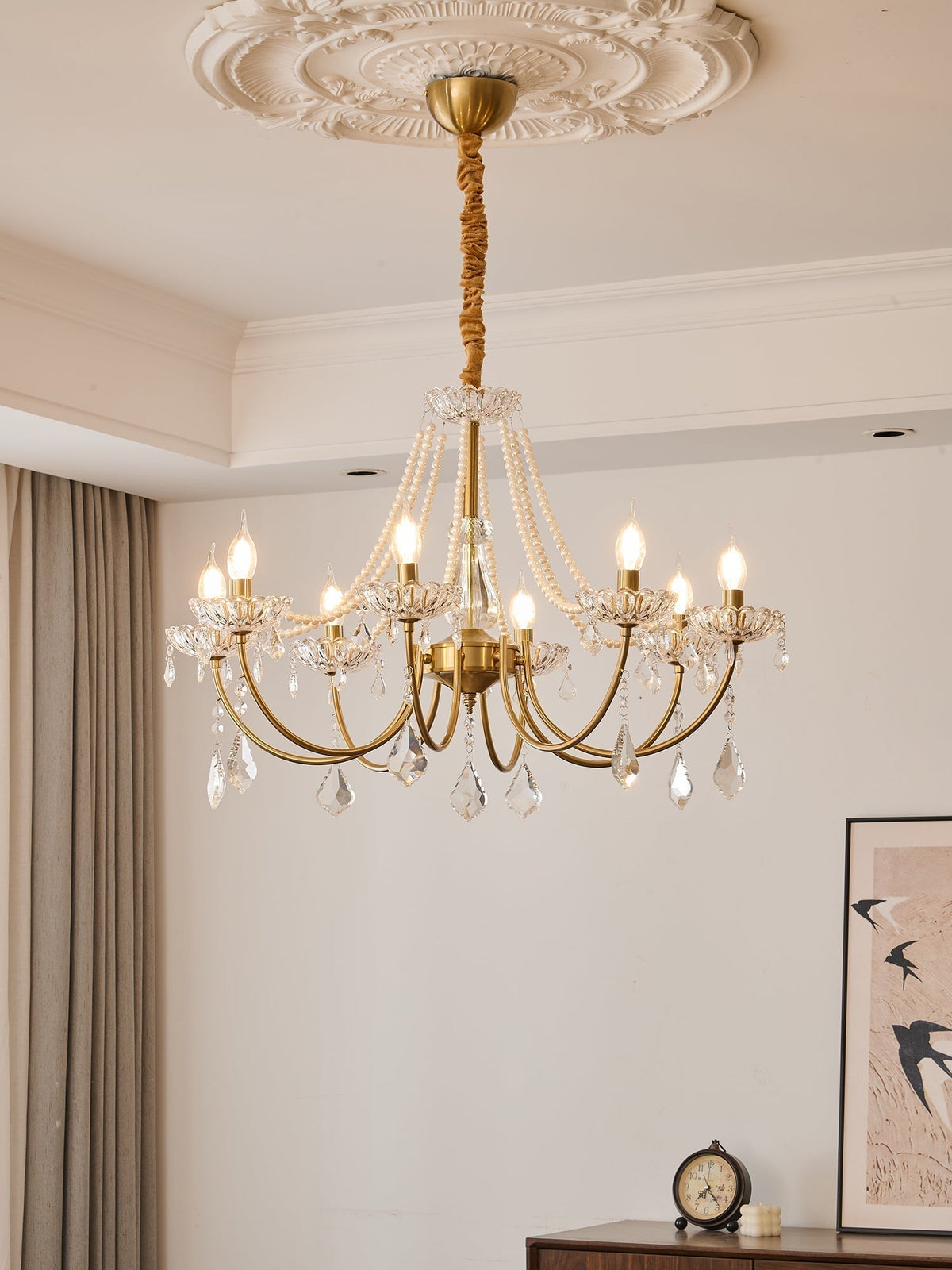 Cevaris Postmodern luxe Pearl glas Kroonluchter