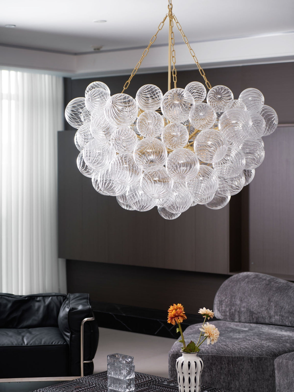 Ben Kroonluchter Glasbal Bubbel Modern