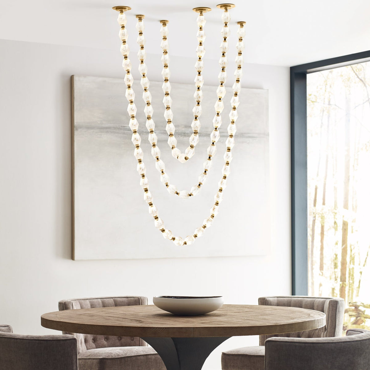 Pearlene Beaded Kroonluchter