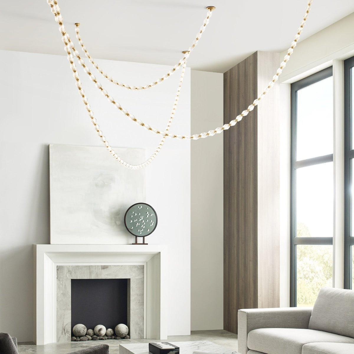 Pearlene Beaded Kroonluchter