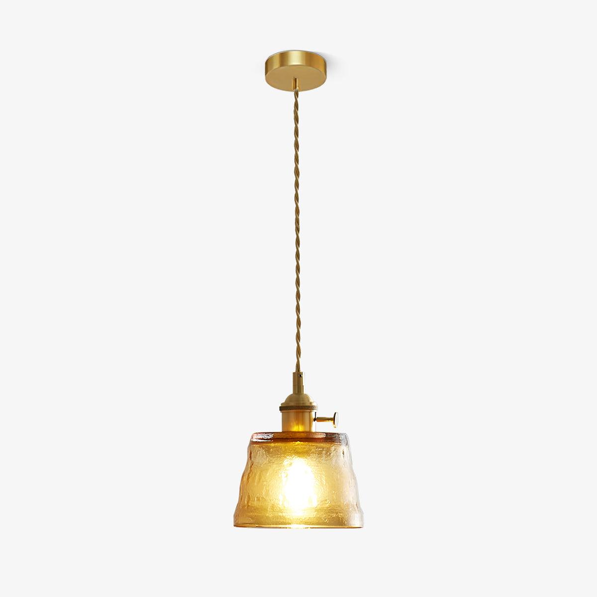 Lioreraya hanglamp van koper glas voor eetkamer