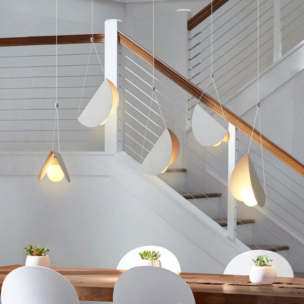 Eveline Moderne Design LED Hanglamp 7 Kleuren Metaal/Glas Woon/Slaap/Eetkamer